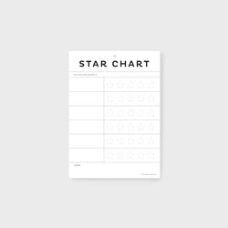 Father Rabbit Stationary A4 Star Chart Father Rabbit