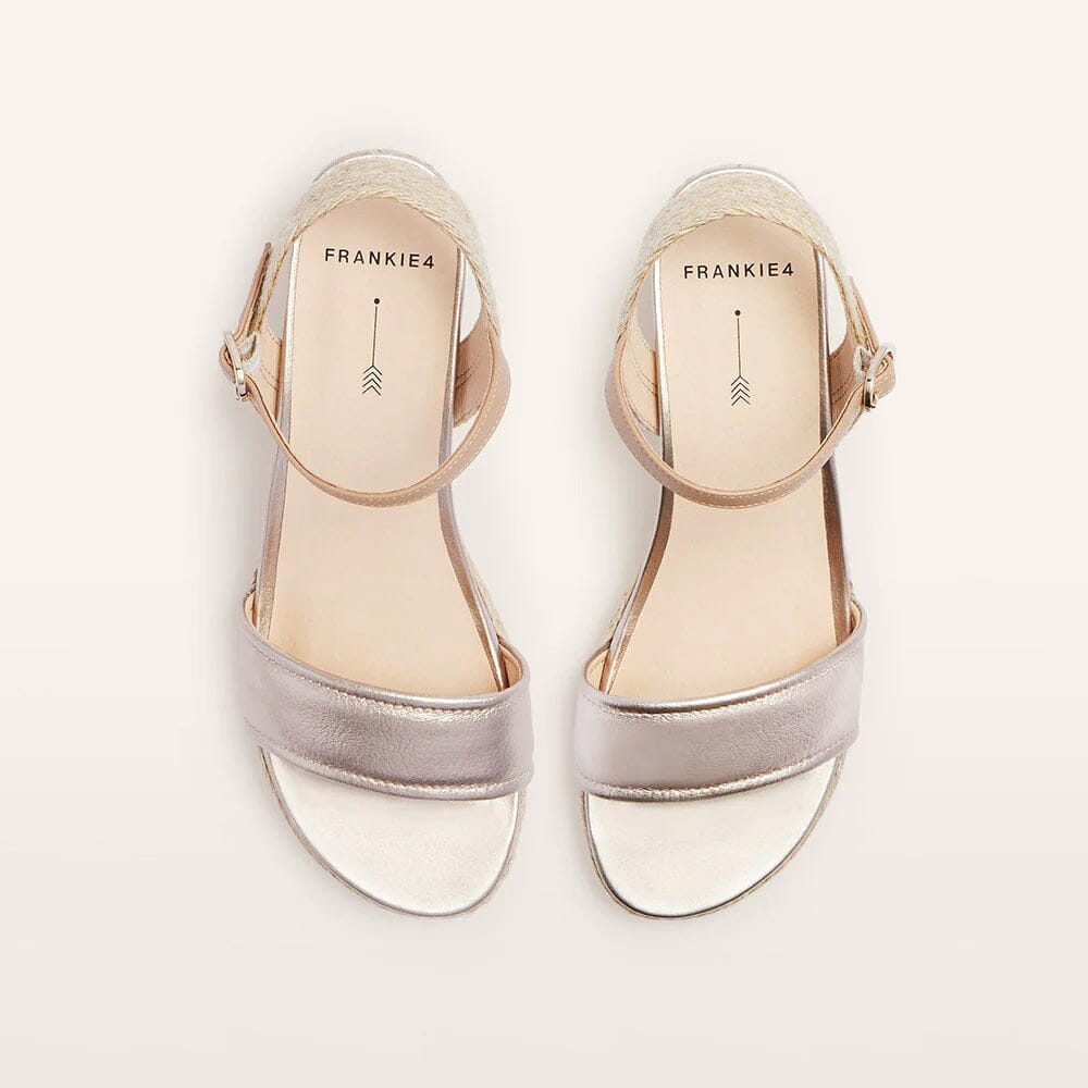 Frankie4 Harris Wedges - Champagne Frankie4
