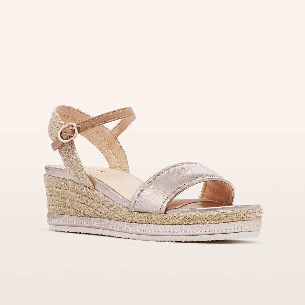 Frankie4 Harris Wedges - Champagne Frankie4