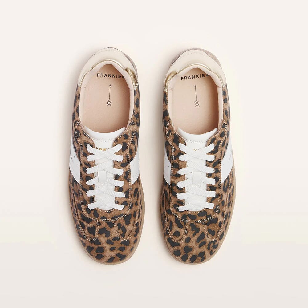 Frankie4 Levi - Leopard Print Suede Women's Sneakers Frankie4 