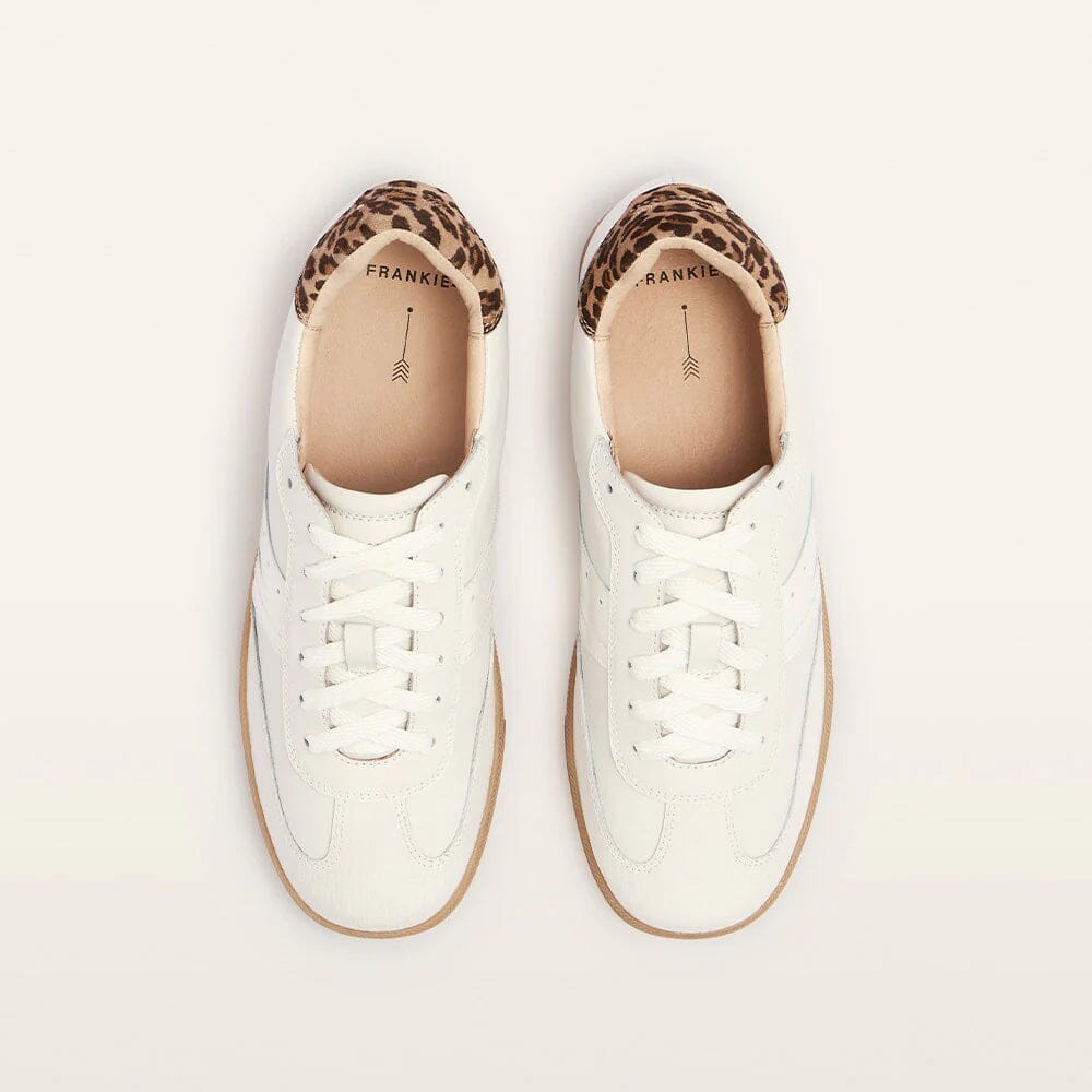 Frankie4 Levi - White/Leopard Print Frankie4