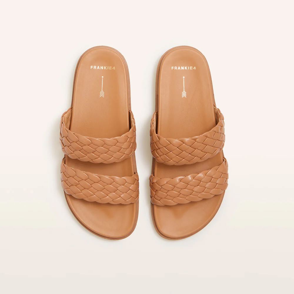 Frankie4 Malone Slide - Tan Weave Frankie4