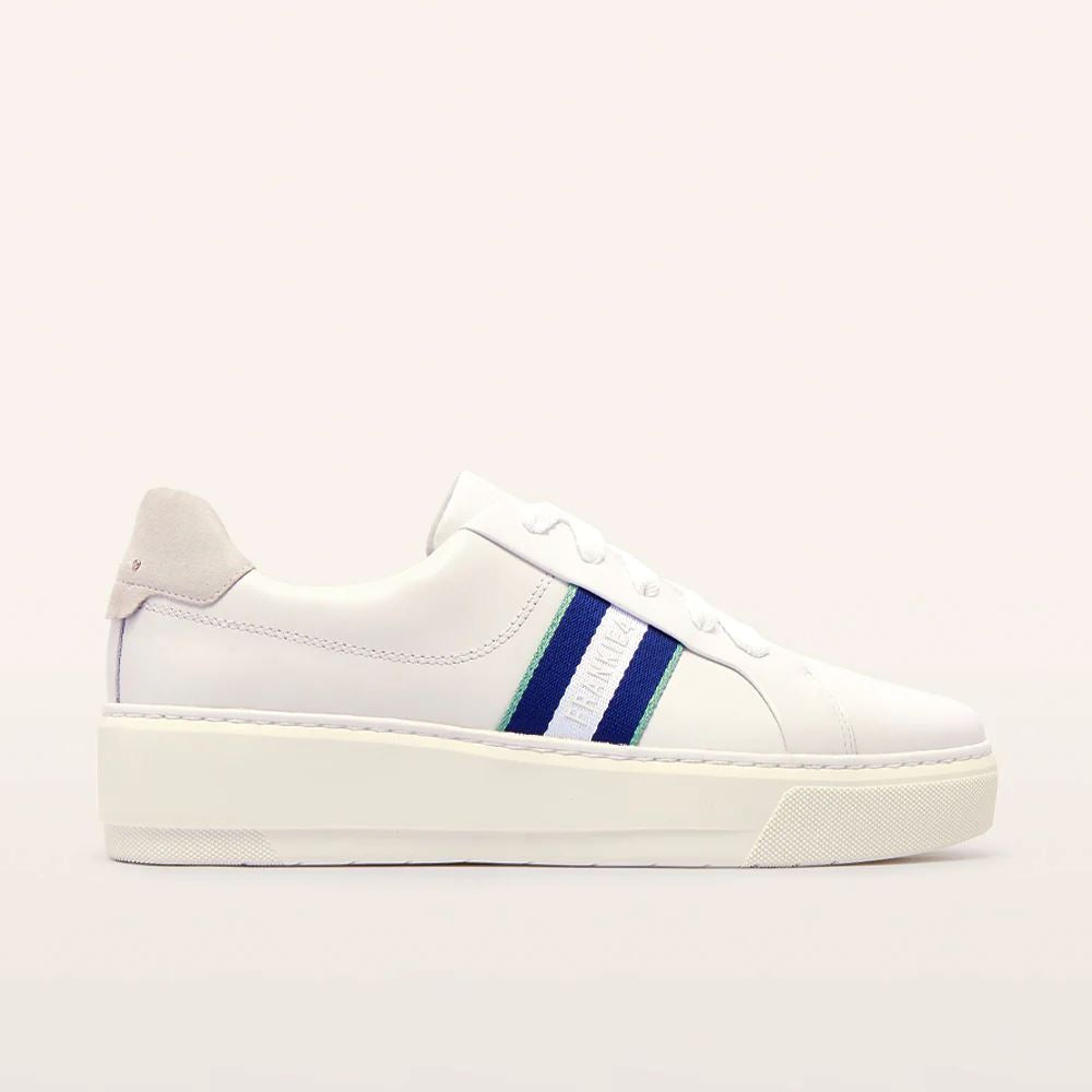 Frankie4 Riley Sneaker - White/Navy Frankie4