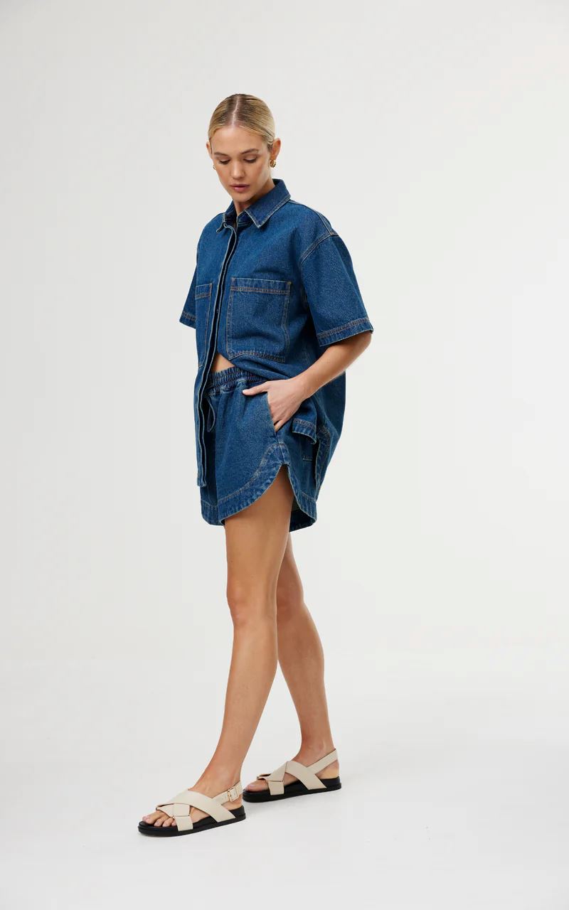 Freya Short - Dark Denim Kinney