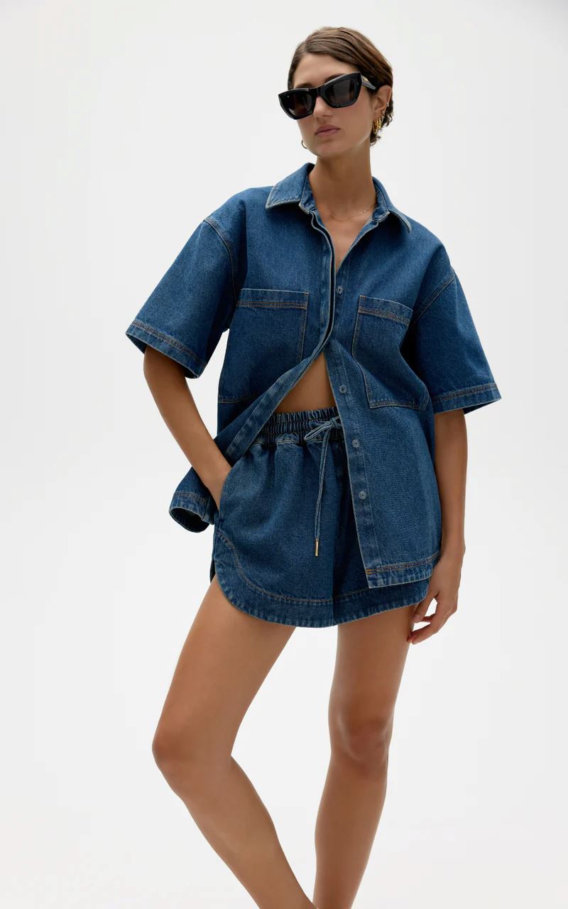 Freya Short - Dark Denim Kinney