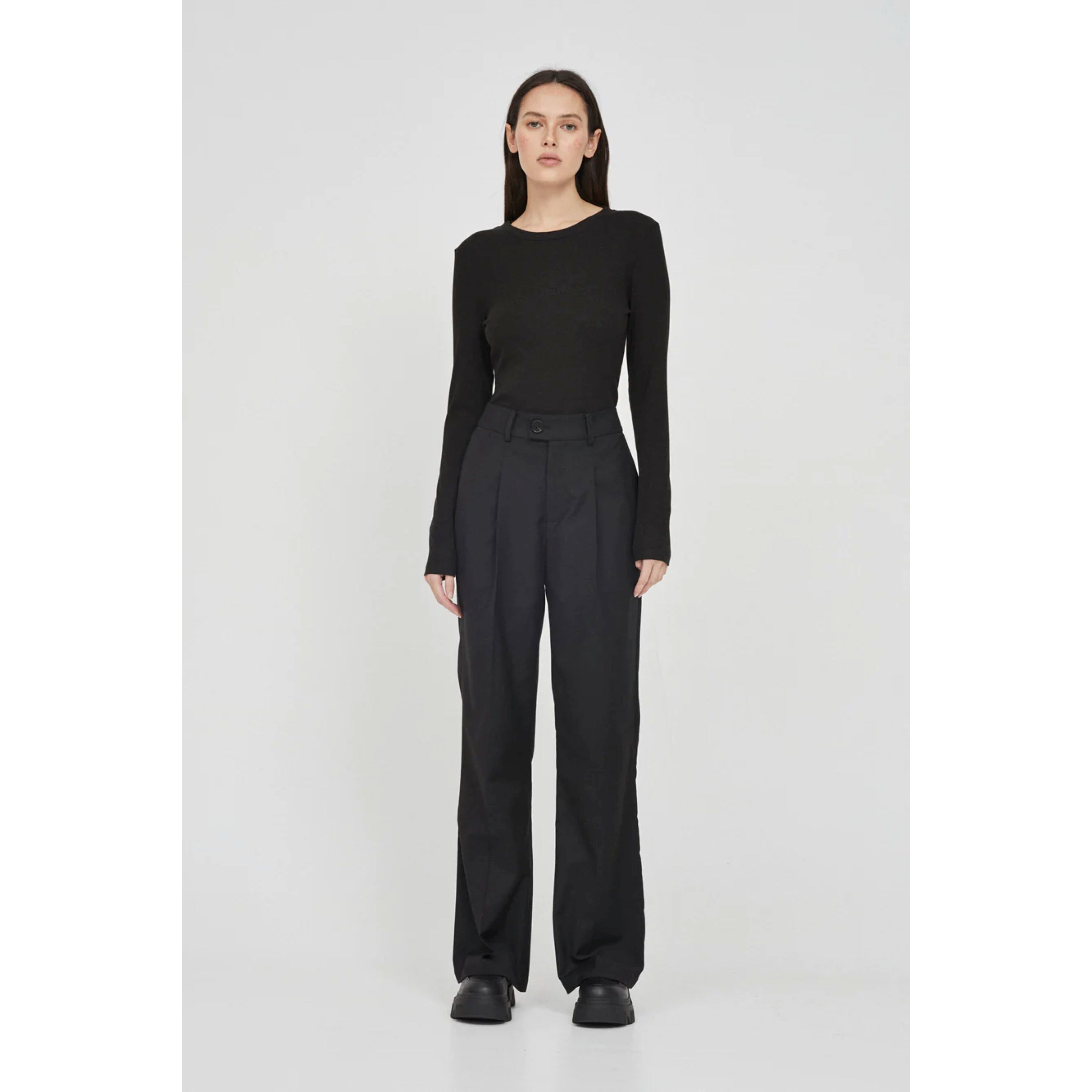 Friend of Audrey Banks Tailored Trouser- Black Friend Of Audrey