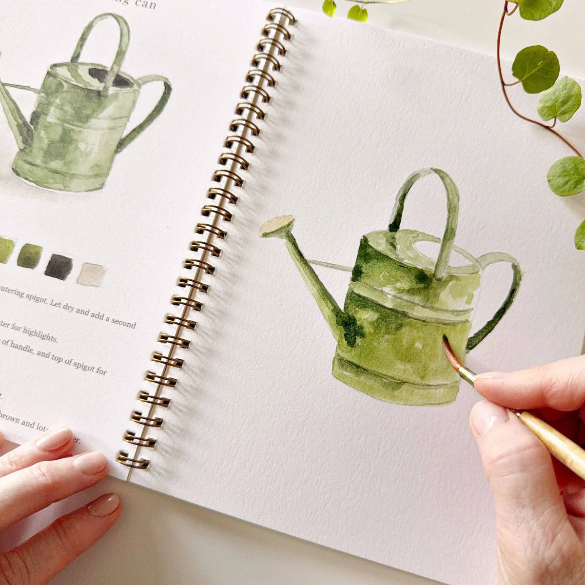 Garden Watercolour Workbook emily lex studio