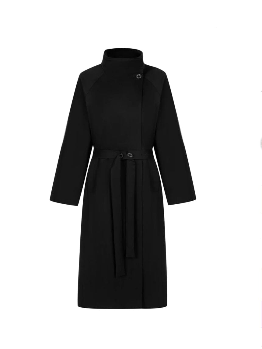 G.D.S. Drop Shoulder Trench Coat - Black G.D.S.