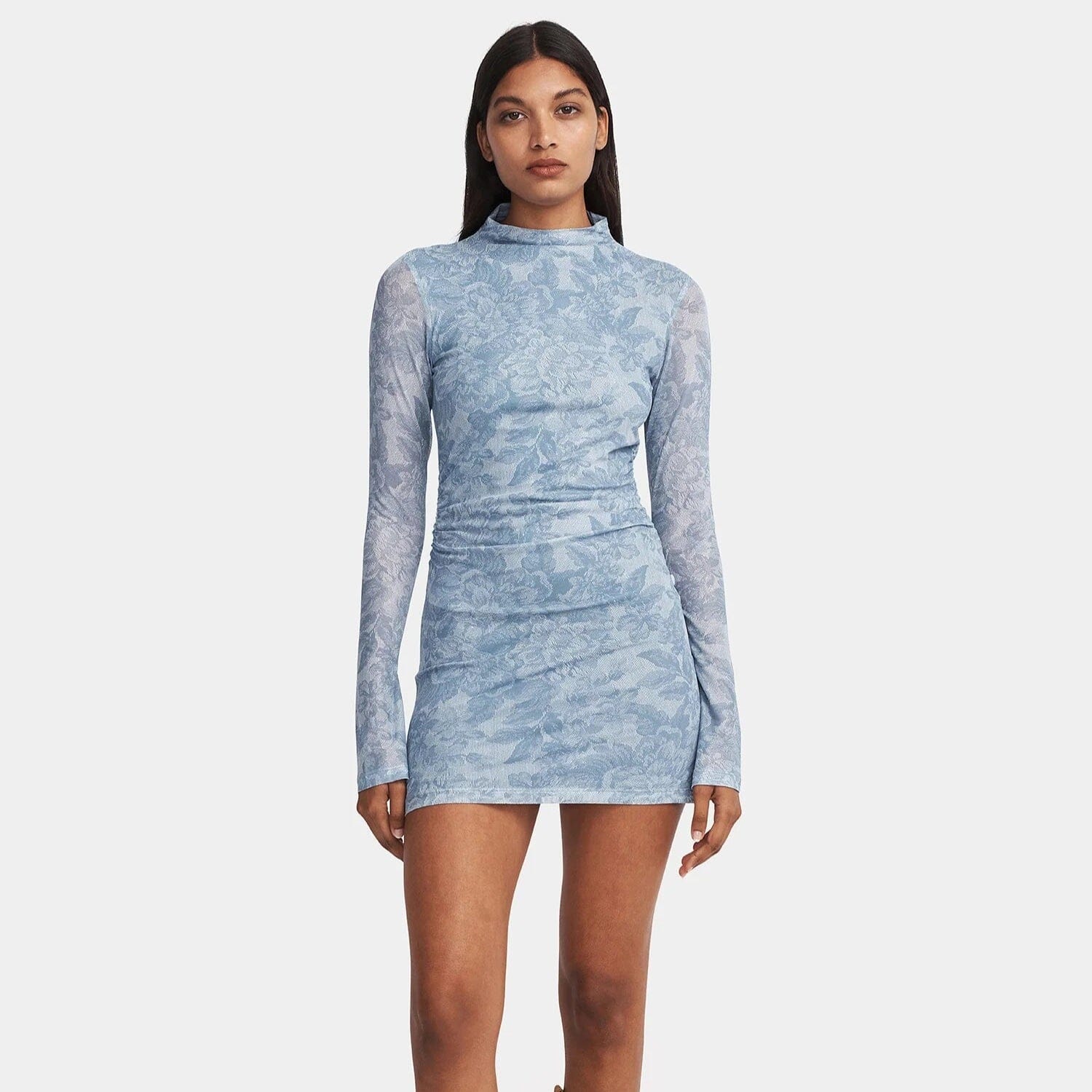 Hansen & Gretel Ashlen Mini Dress - Indigo Paisley Hansen & Gretel