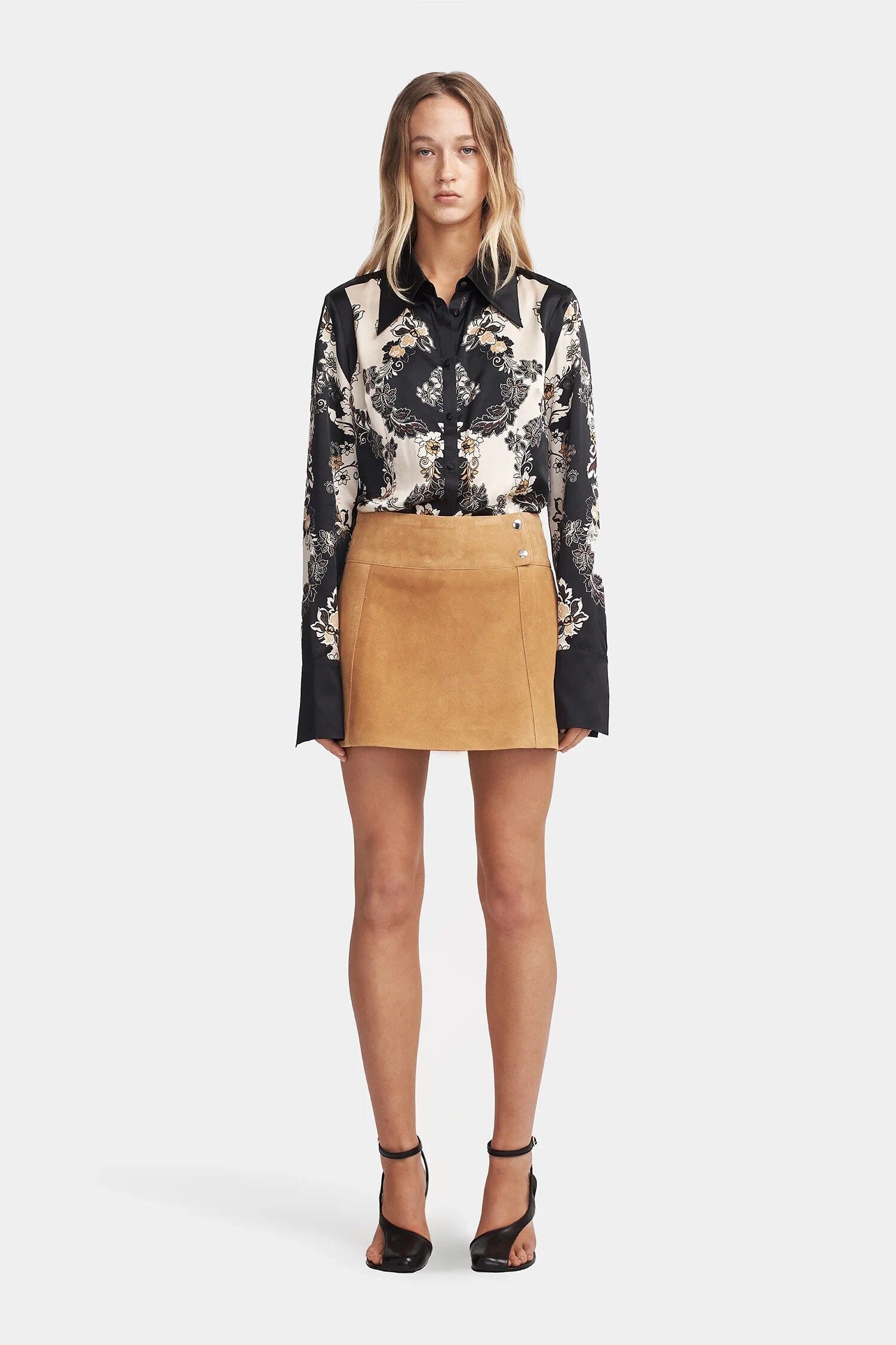 Hansen & Gretel Dixie Suede Skirt - Caramel Hansen & Gretel