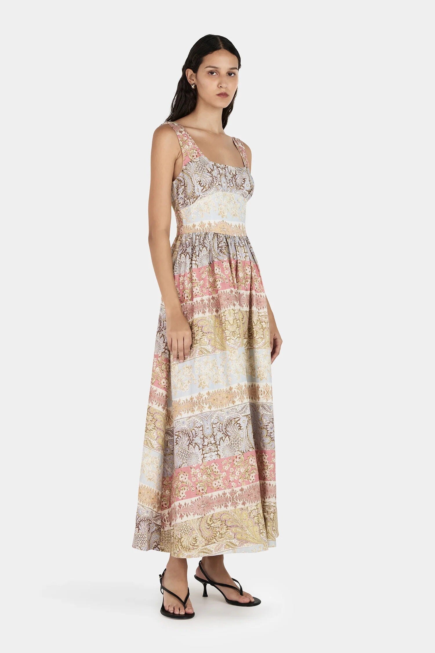 Hansen & Gretel Leonay Midi Dress - Paisley Lane Hansen & Gretel