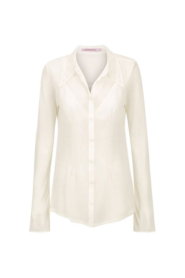 Hansen & Gretel Maple Sheer Shirt - Ivory Hansen & Gretel