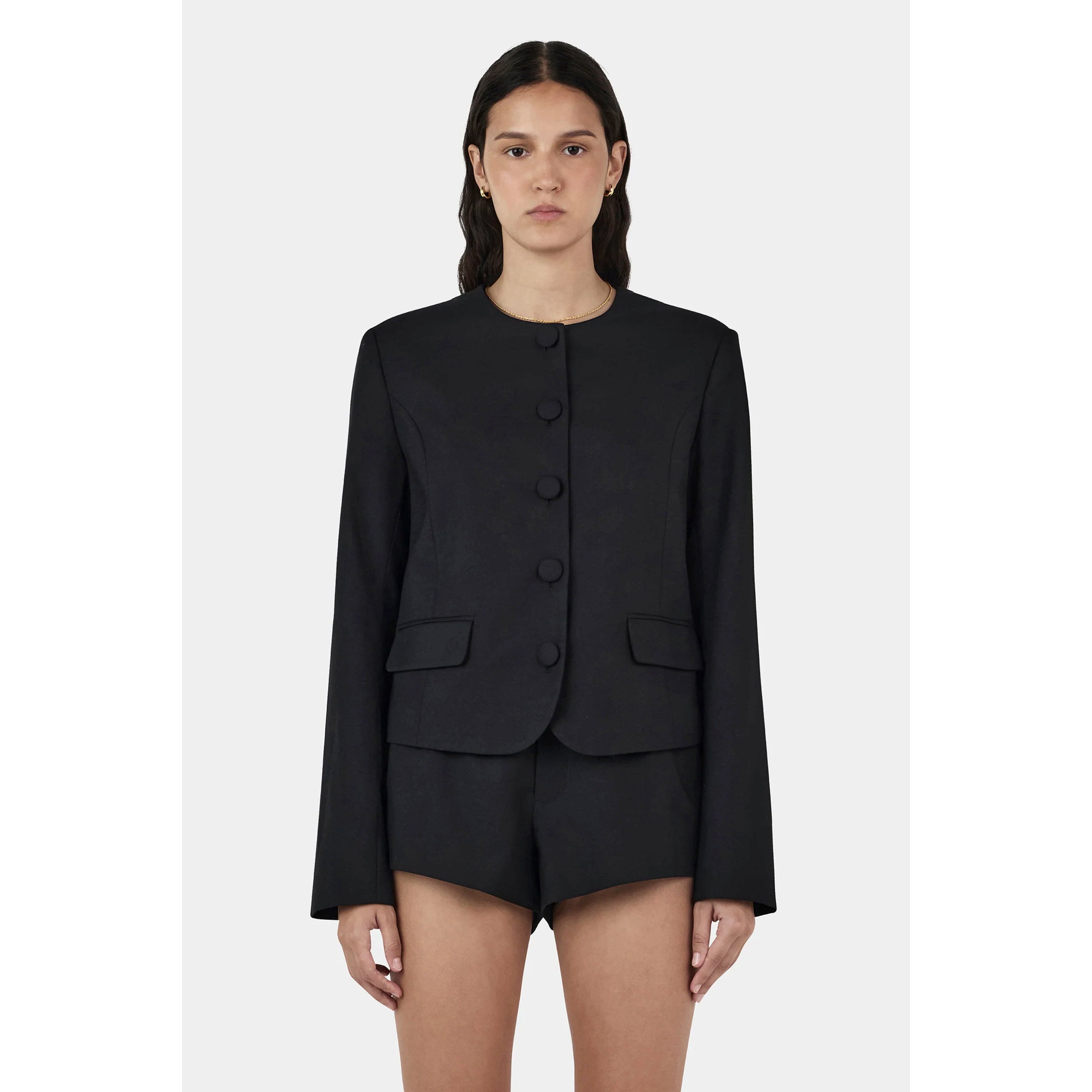 Hansen & Gretel Millard Cropped Jacket - Black Hansen & Gretel