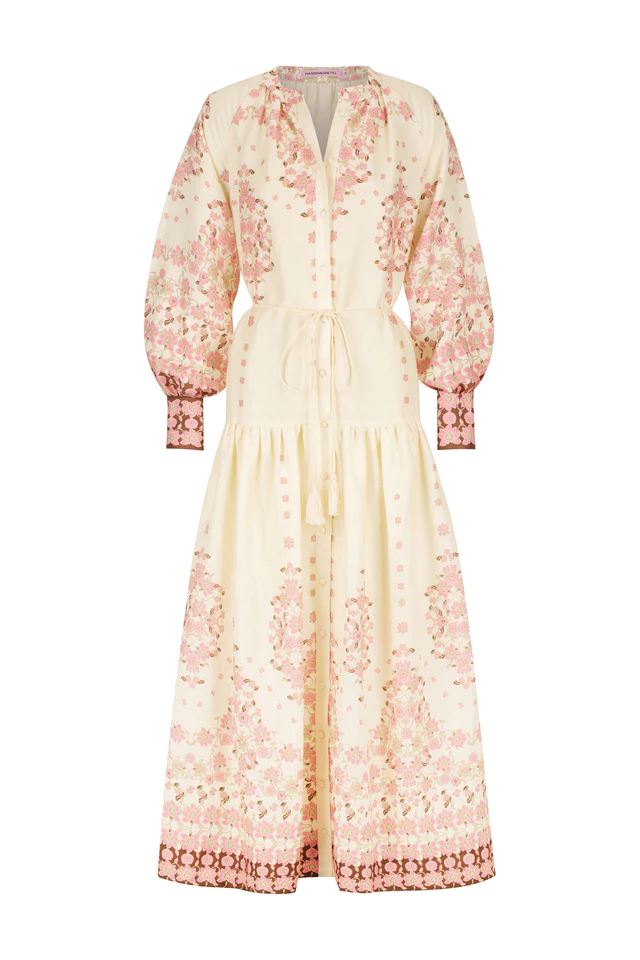 Hansen & Gretel Queenie Maxi Dress - Cream Empress Hansen & Gretel