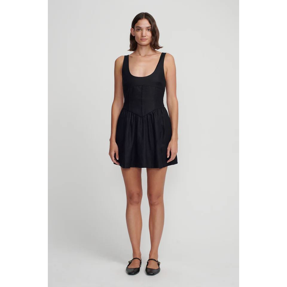 Hansen & Gretel Tiggy Mini Dress - Black Hansen & Gretel