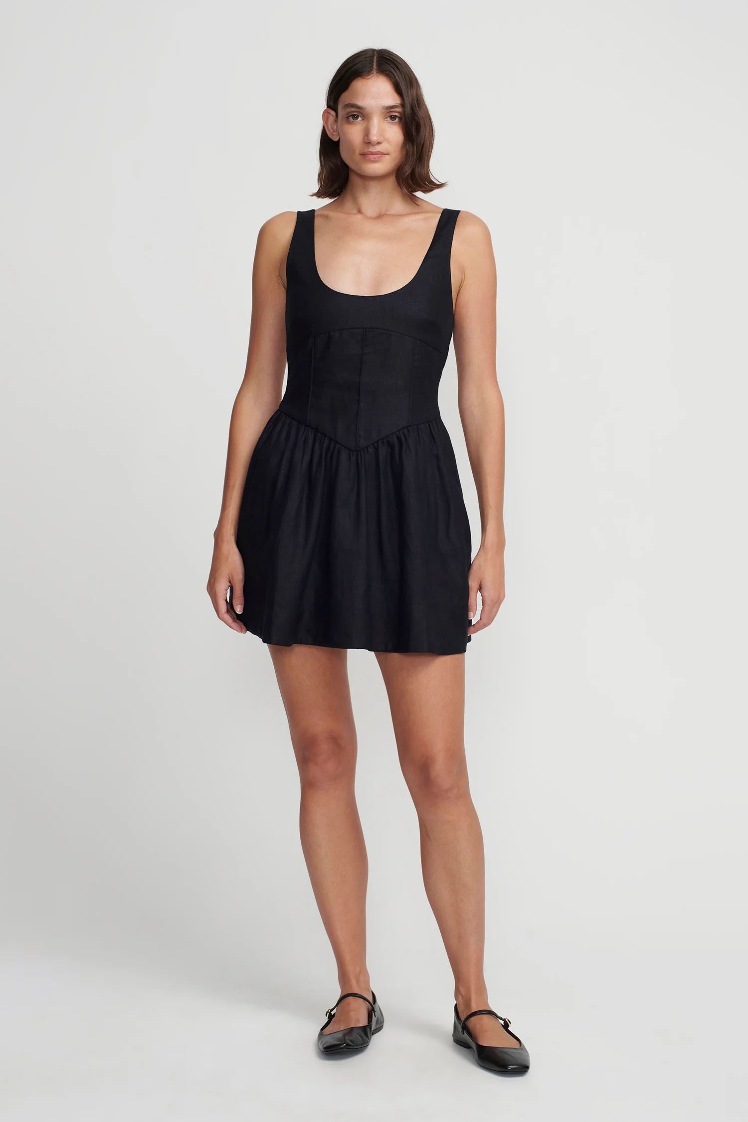 Hansen & Gretel Tiggy Mini Dress - Black Hansen & Gretel