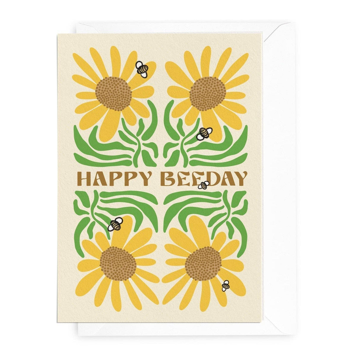 'Happy Bee-Day' Sunflowers Card (Pre-Order, ETA Late Aug) Daymaker Stationery