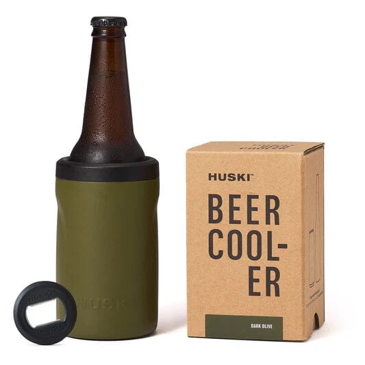 Huski Beer Cooler 2.0 - Dark Olive Huski