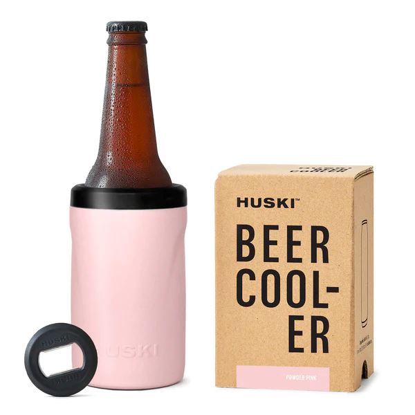 Huski Beer Cooler 2.0 - Powder Pink Huski