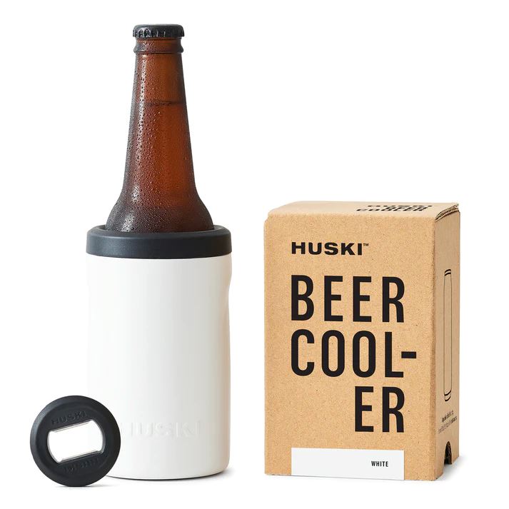 Huski Beer Cooler 2.0 - White Huski