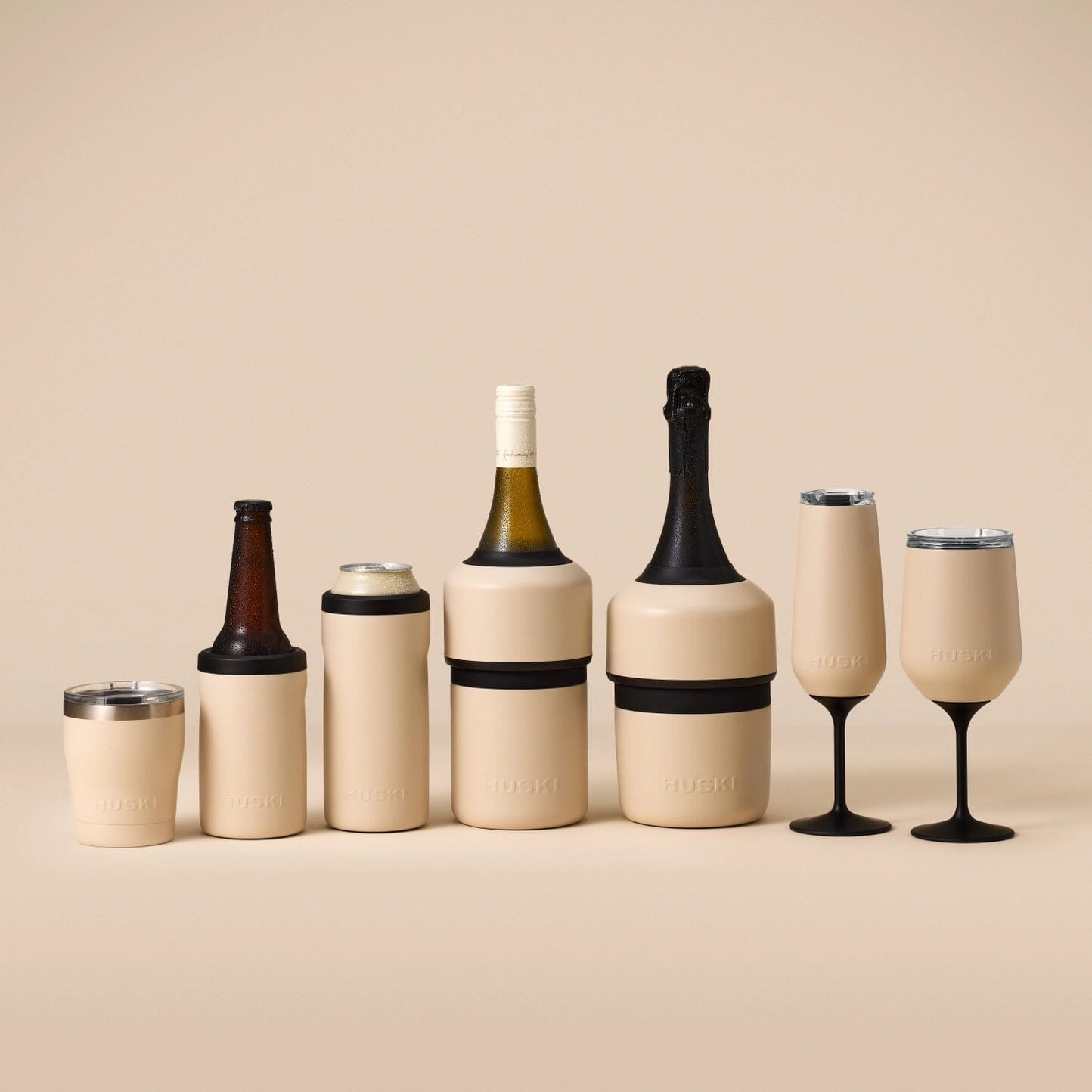 Huski Champagne Cooler- Sand Beige Wine cooler Huski 