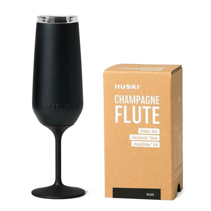 Huski Champagne Flute - Black Wine cooler Huski 