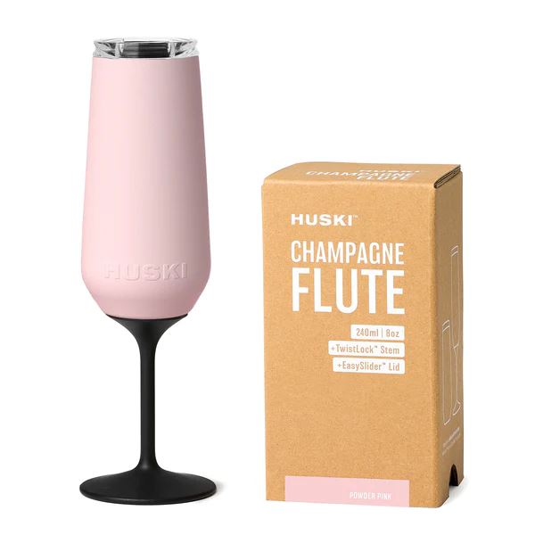 Huski Champagne Flute - Powder Pink Huski