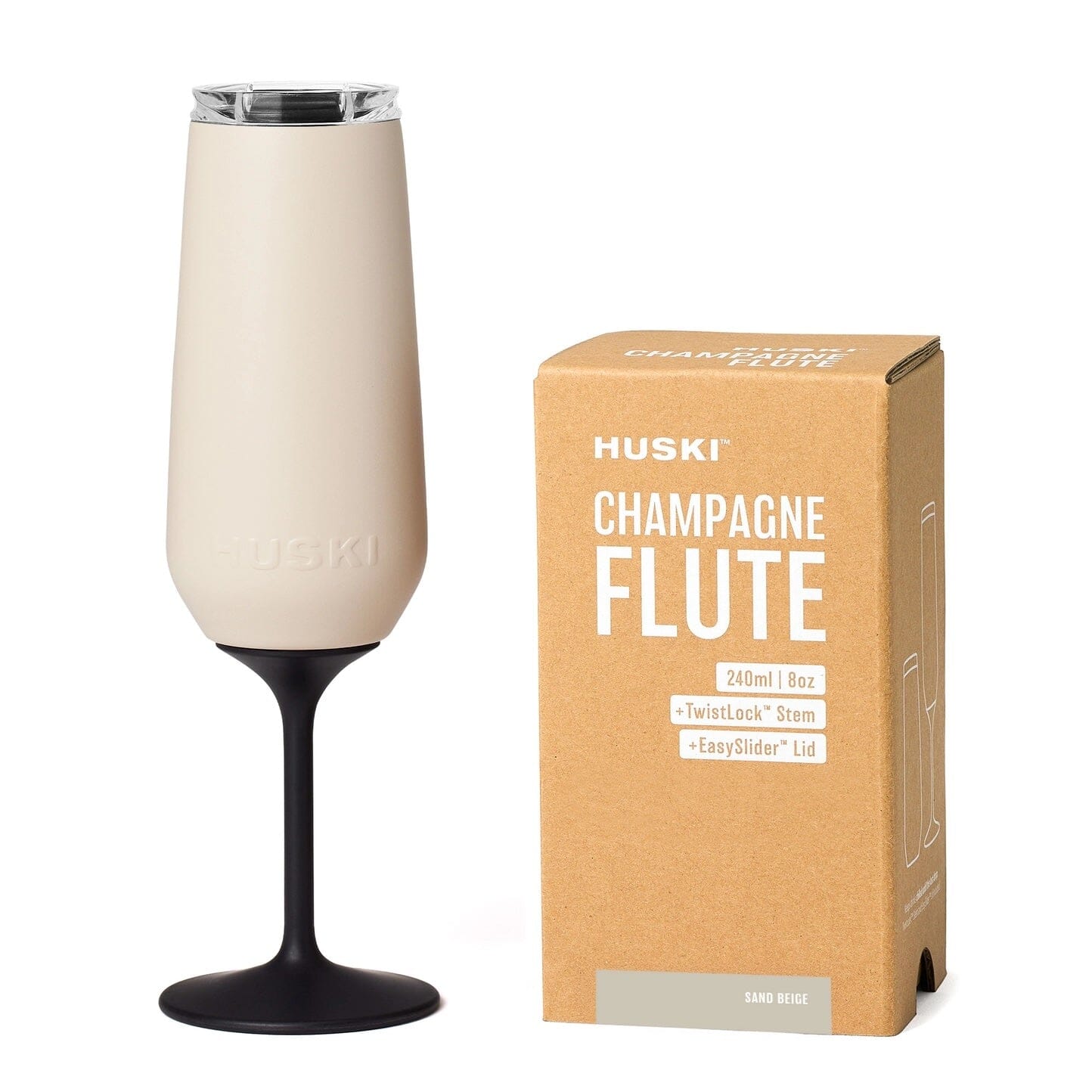 Huski Champagne Flute - Sand Beige Huski