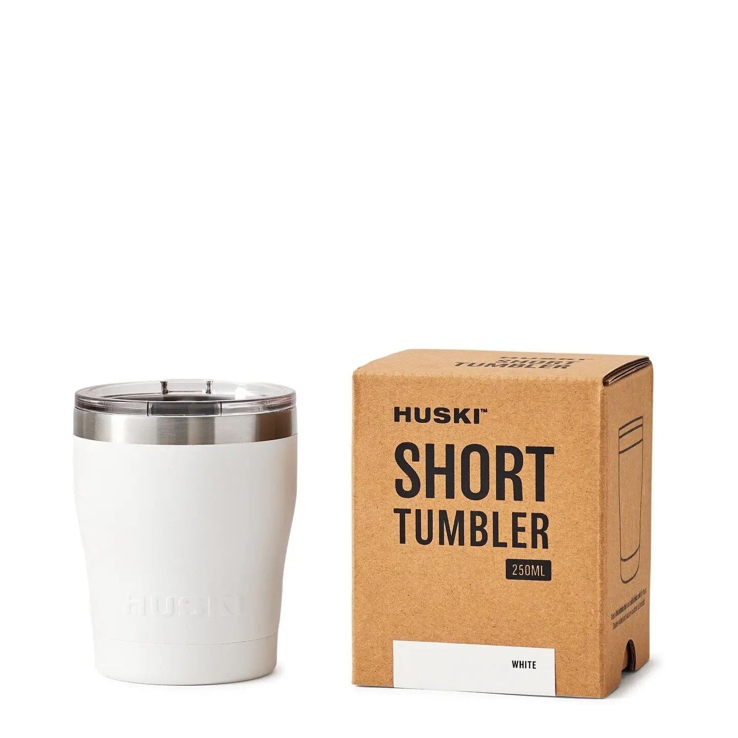 Huski Short Tumbler - White Huski