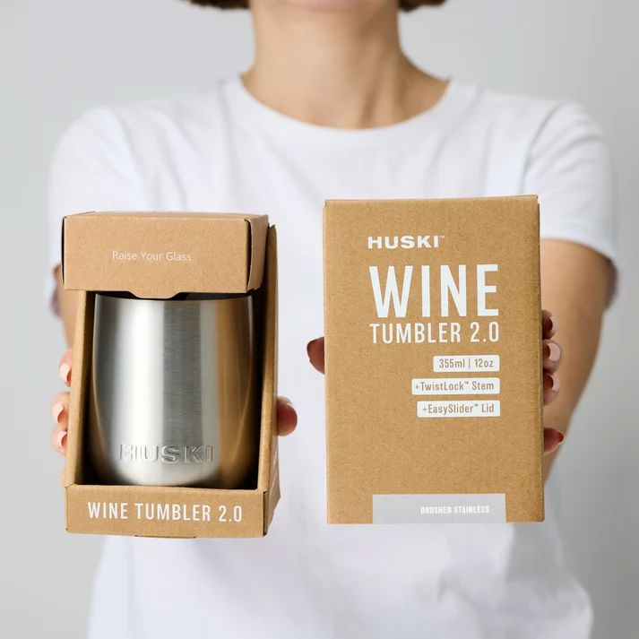 Huski Wine Tumbler 2.0 - Black Wine cooler Huski 