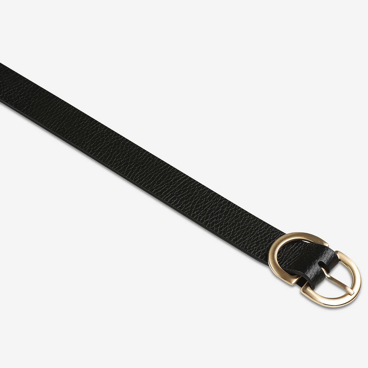 In Reverse Belt - Black/Gold Status Anxiety