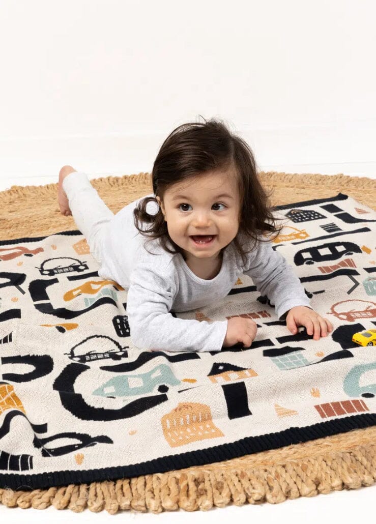 Indus Baby Blanket - Transport Indus Design