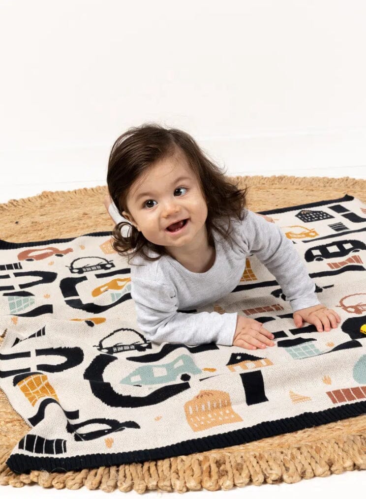 Indus Baby Blanket - Transport Indus Design