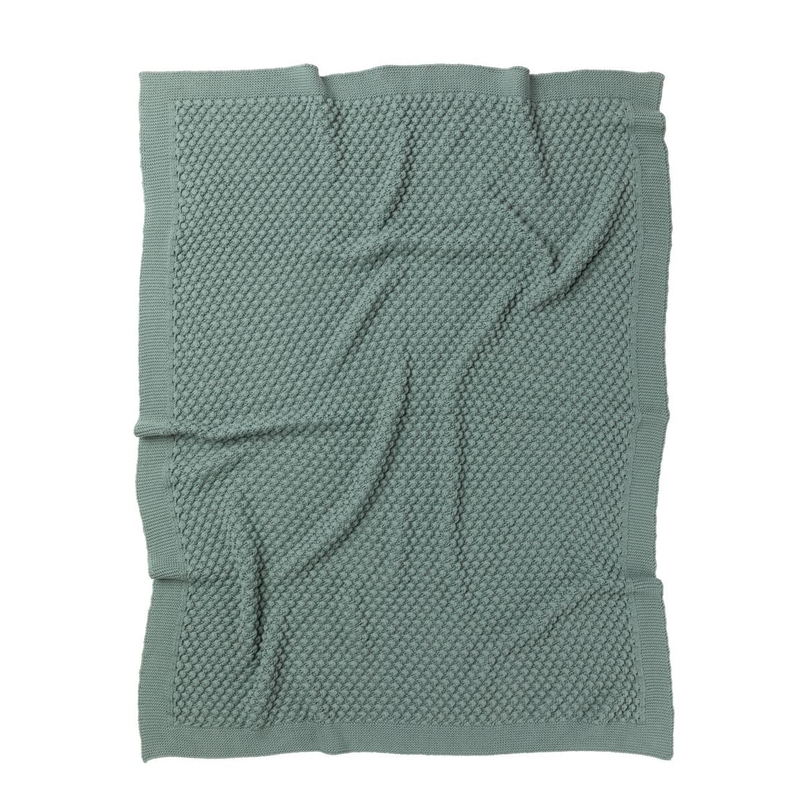 Indus Design Mini Popcorn Baby Blanket - Blue Daisy Indus Design