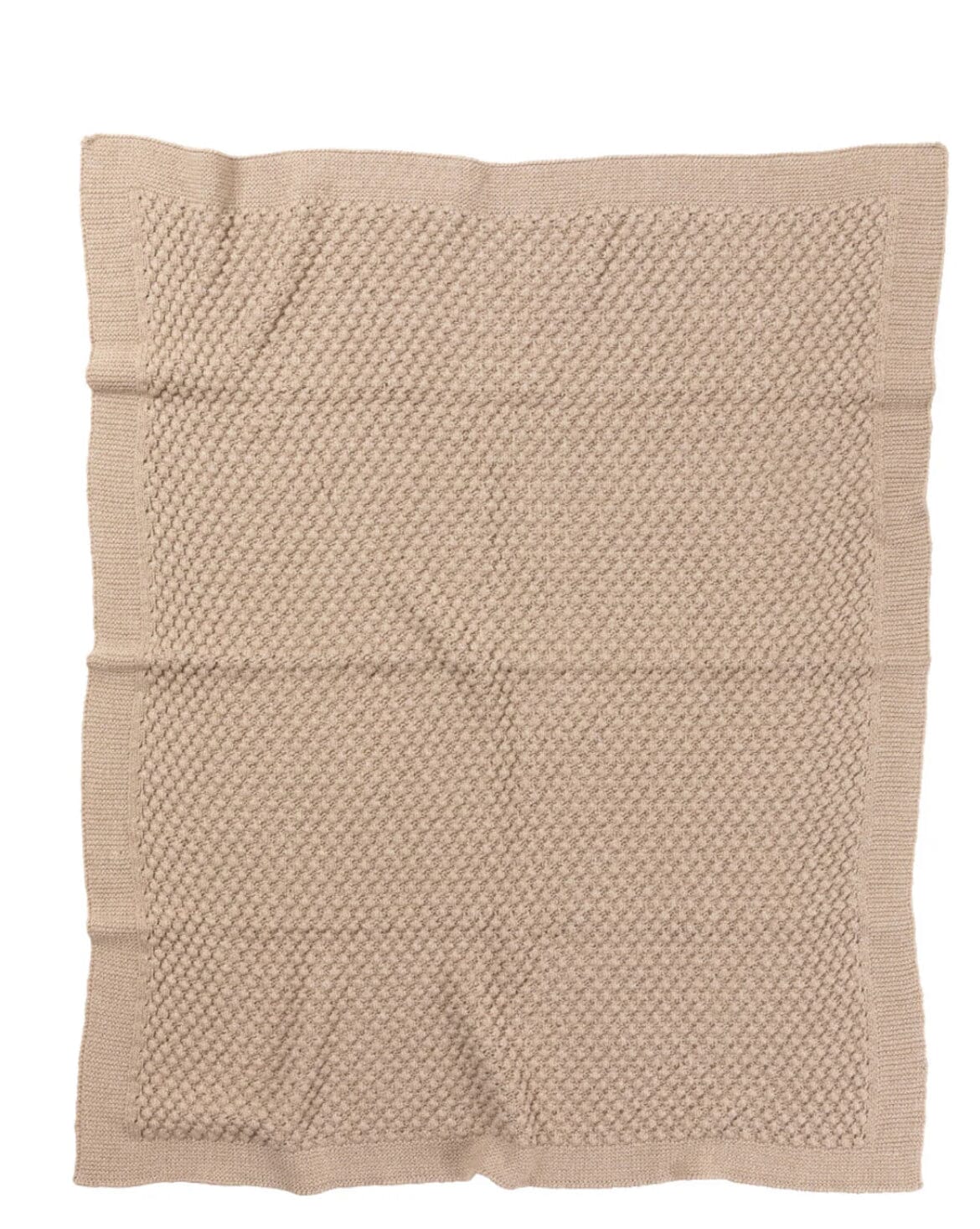 Indus Mini Popcorn Baby Blanket - Stone Indus Design