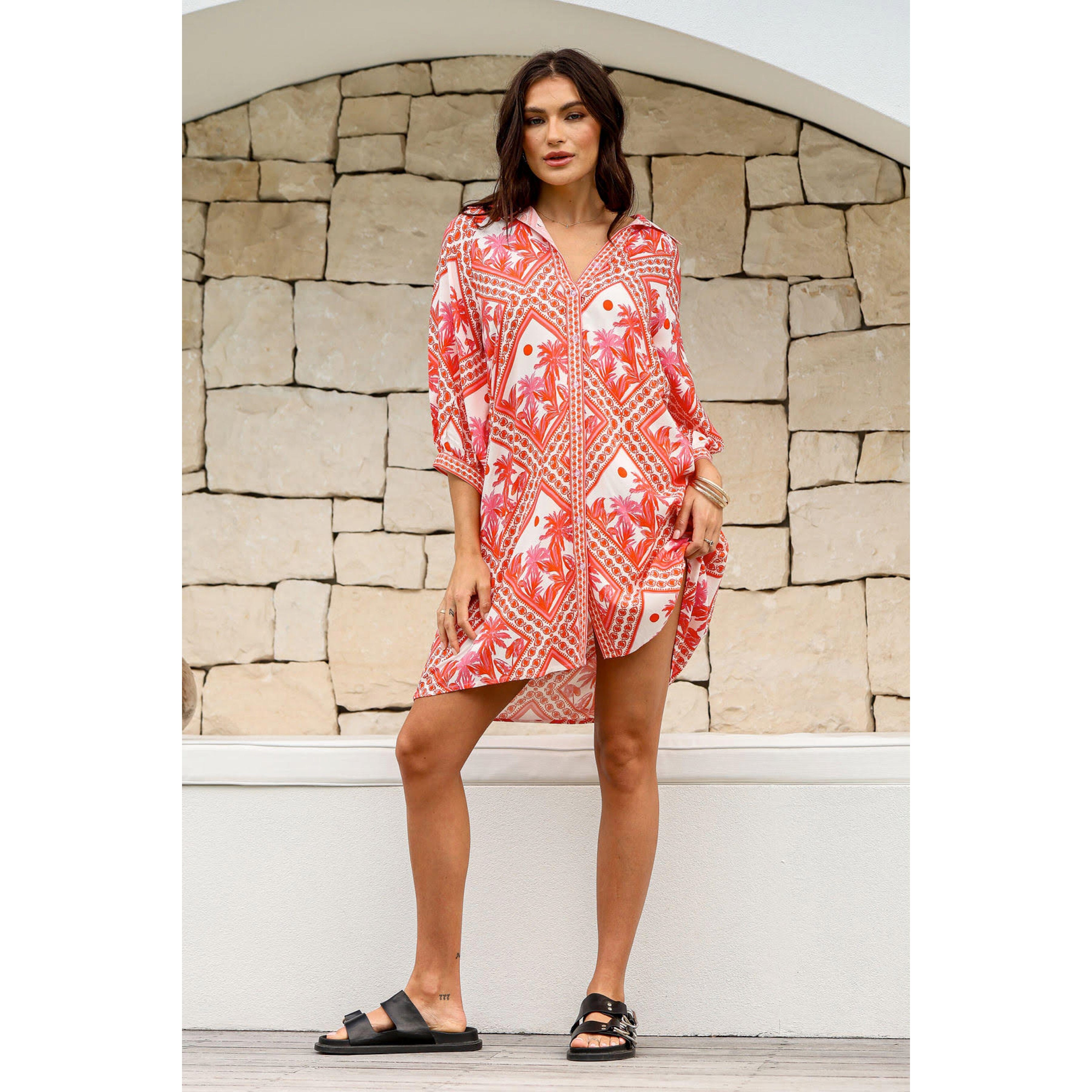 Joop & Gypsy Shirt Dress - Melon Joop & Gypsy