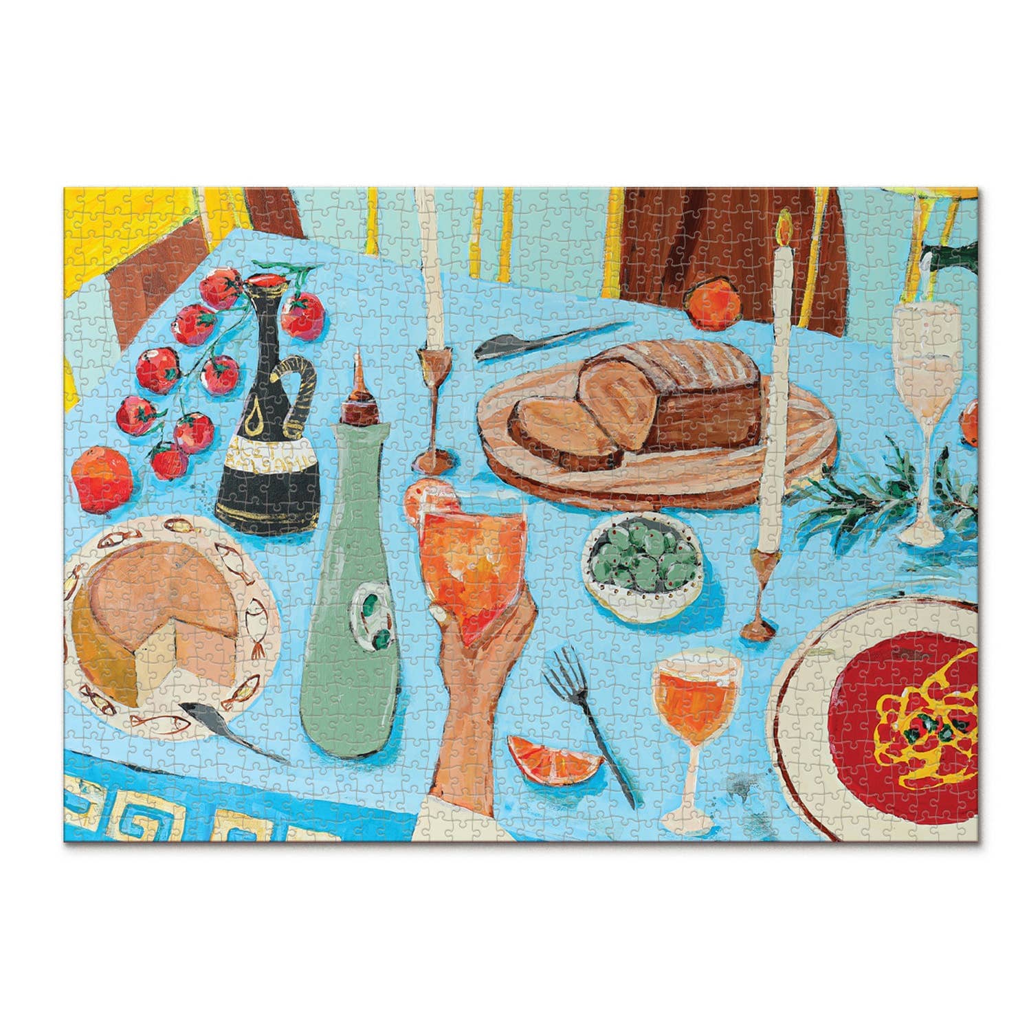 Journey of Something 1000 Piece Puzzle - Feast On The Sunlit Terrace Jigsaw Puzzle Journey Of Something AU & EU 