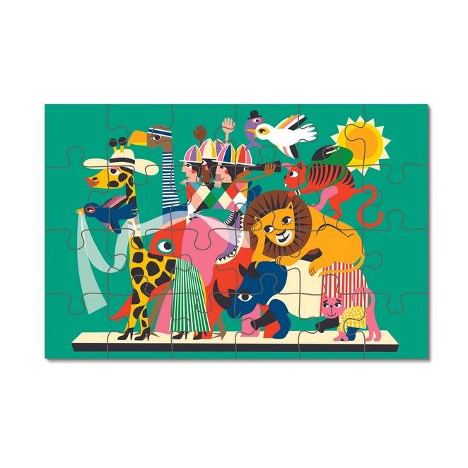 Journey of Something 24 Piece Kids Puzzle - Animal Carnival Journey of Something