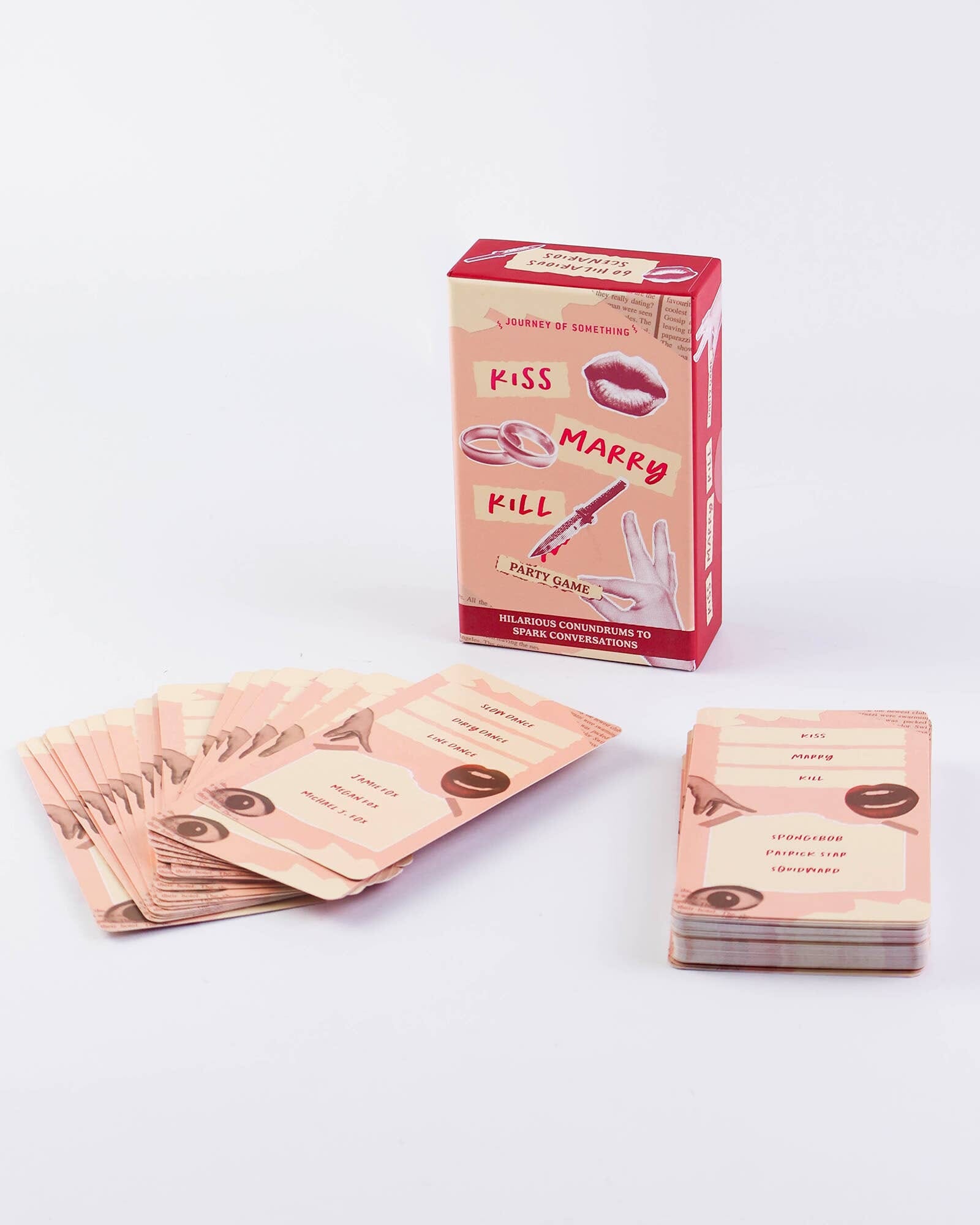 Journey of Something Kiss Marry Kill Cards Card Game Journey of Something 