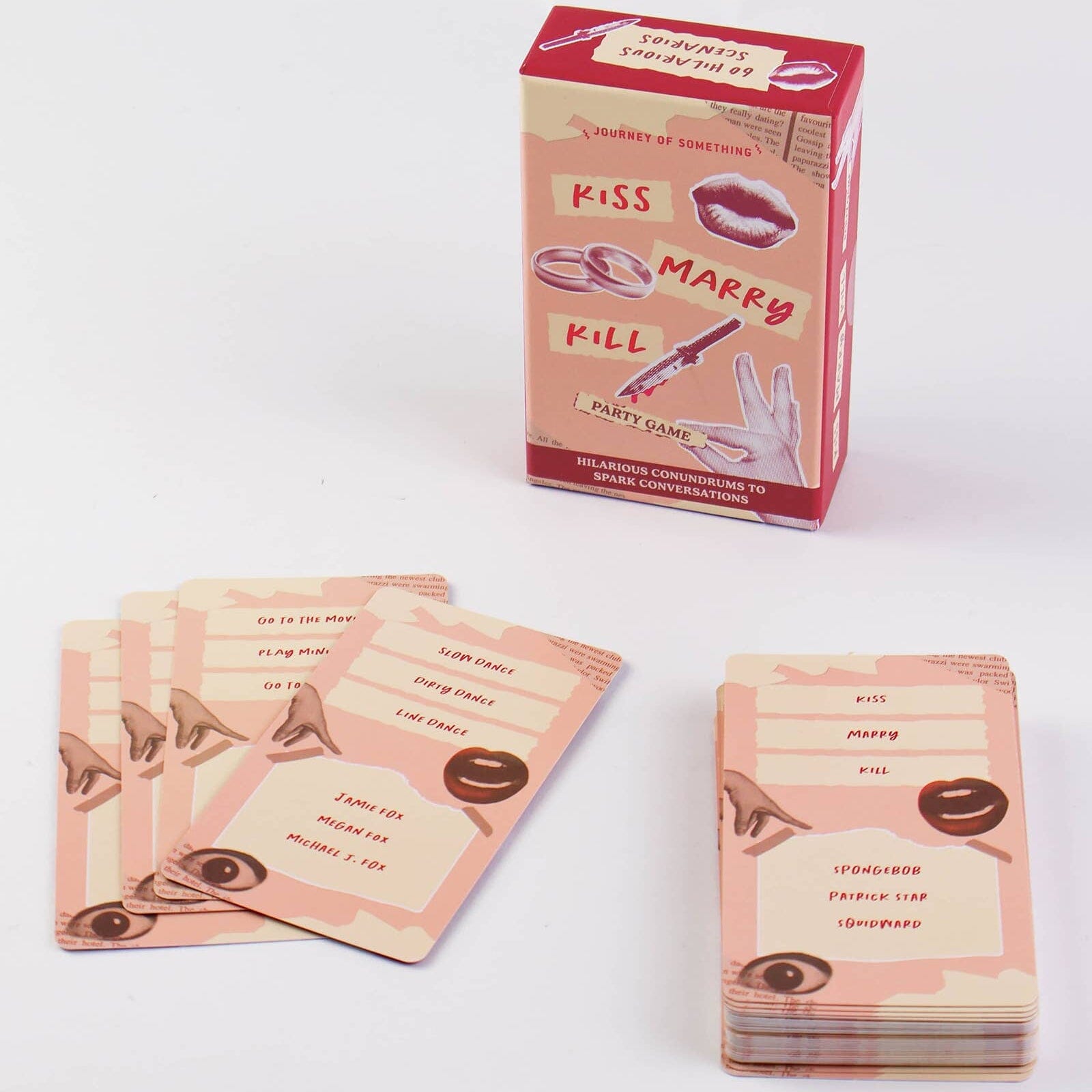 Journey of Something Kiss Marry Kill Cards Card Game Journey of Something 