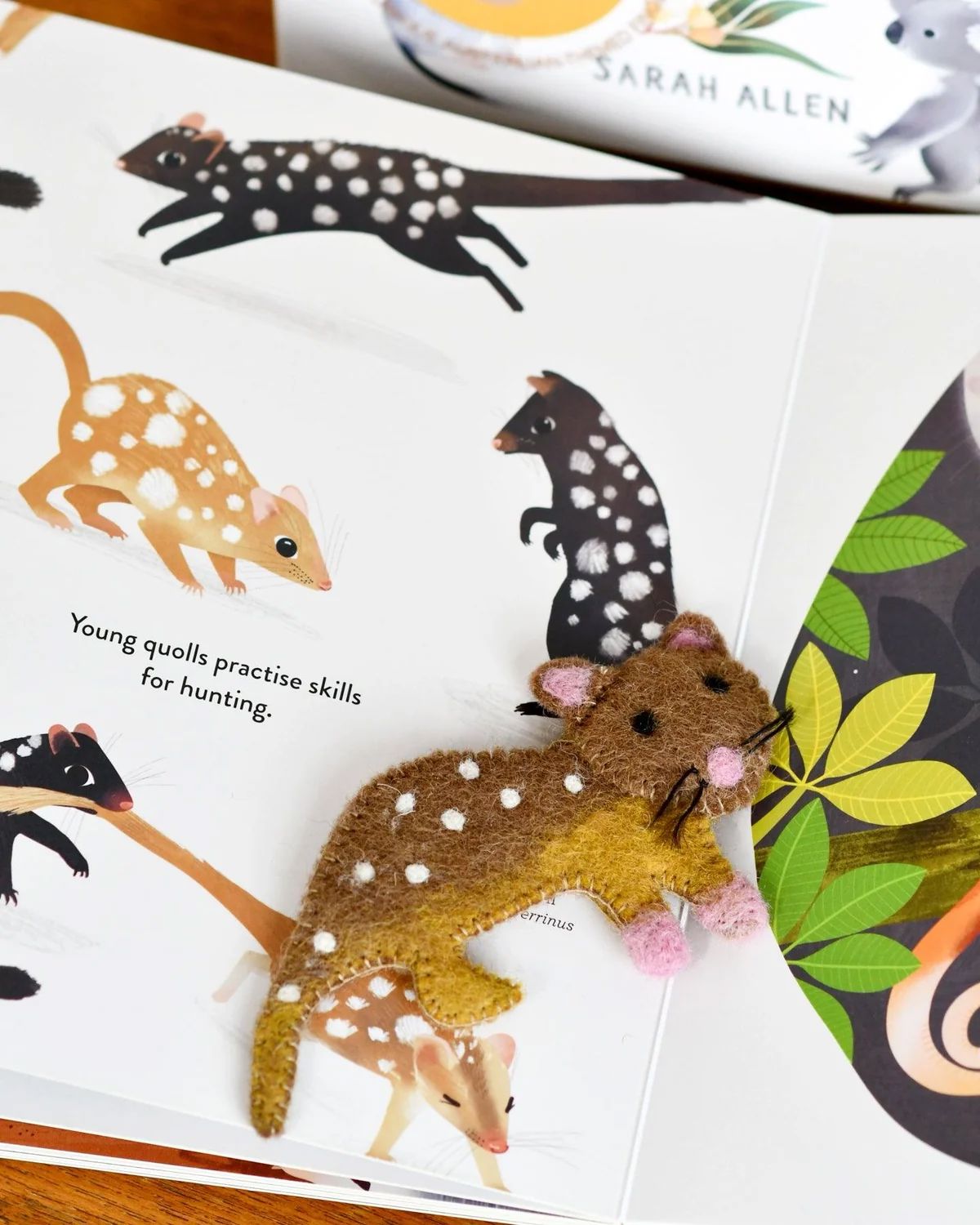 Jumping Joeys Finger Puppets and Book Set by Sarah Allen Finger Puppets Tara Treasures 