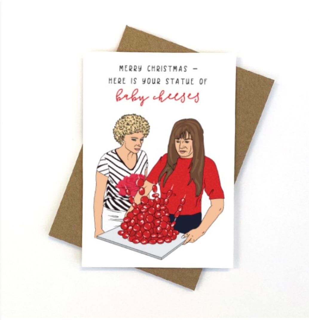 Kath and Kim baby cheeses card Eclectic House