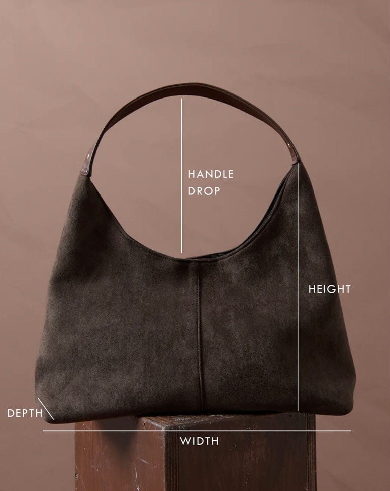 Kenny Suede Bag- Olive Eclectic House