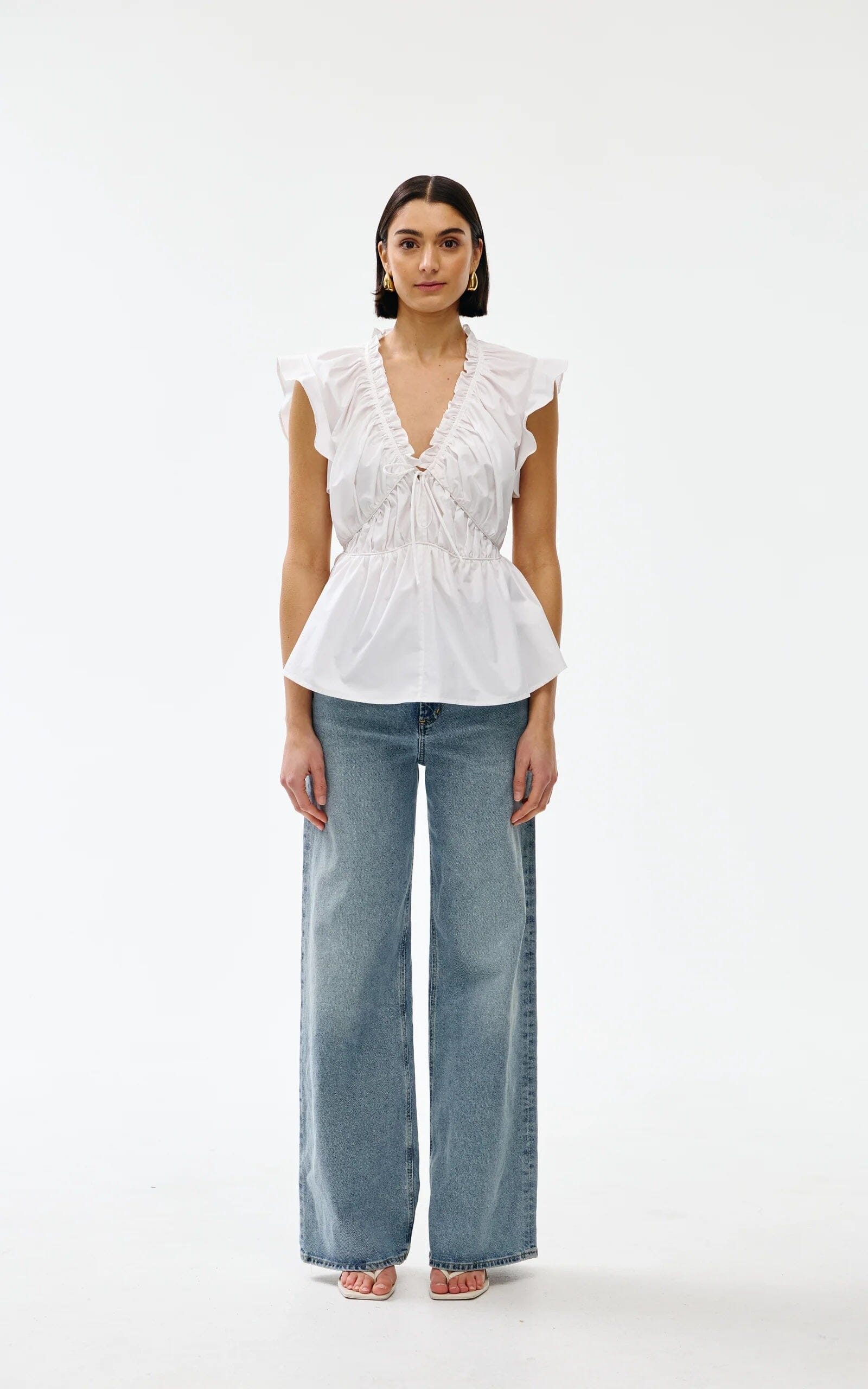 Kinney Bobbie Top - Ivory Kinney