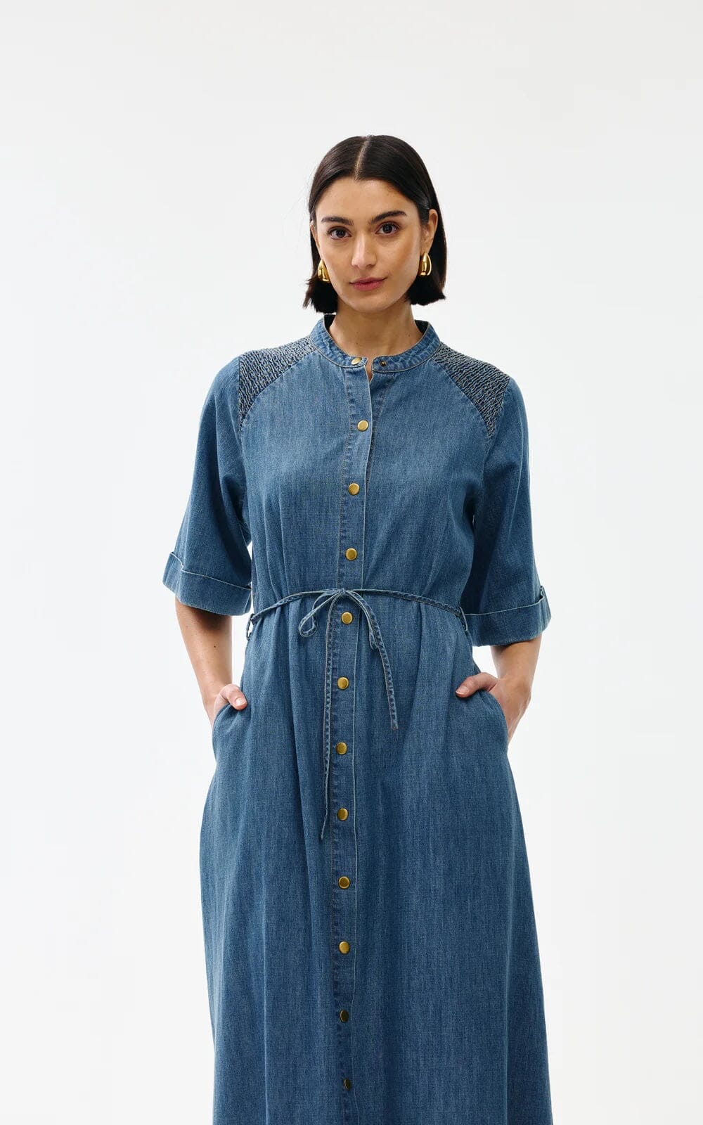 Kinney Gigi Dress - Denim Kinney