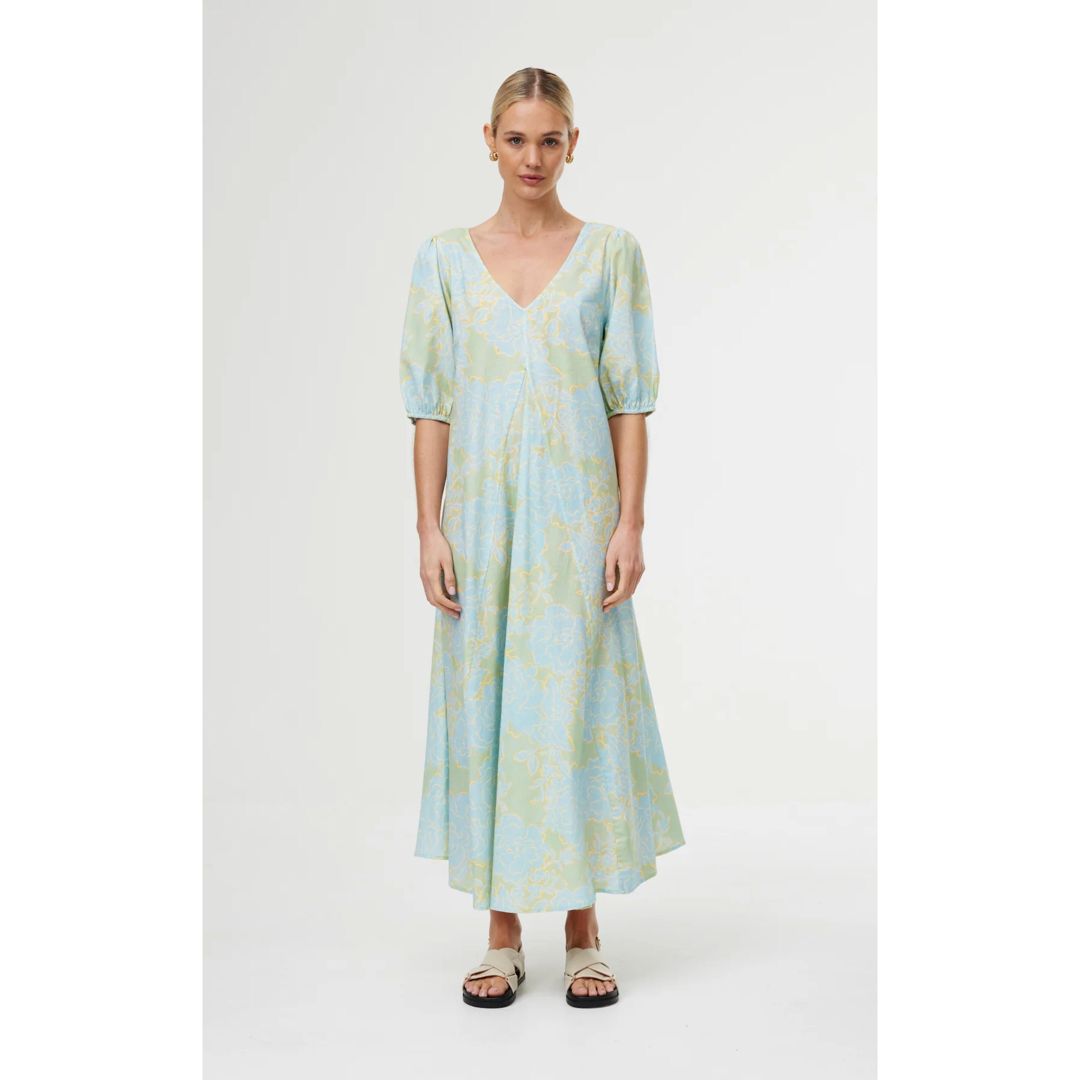 Kinney June Dress- Ocean Bloom Kinney