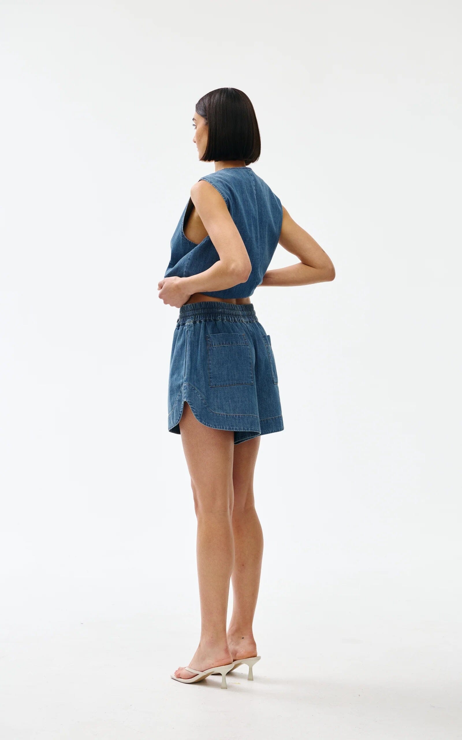 Kinney Juniper Short - Denim Kinney