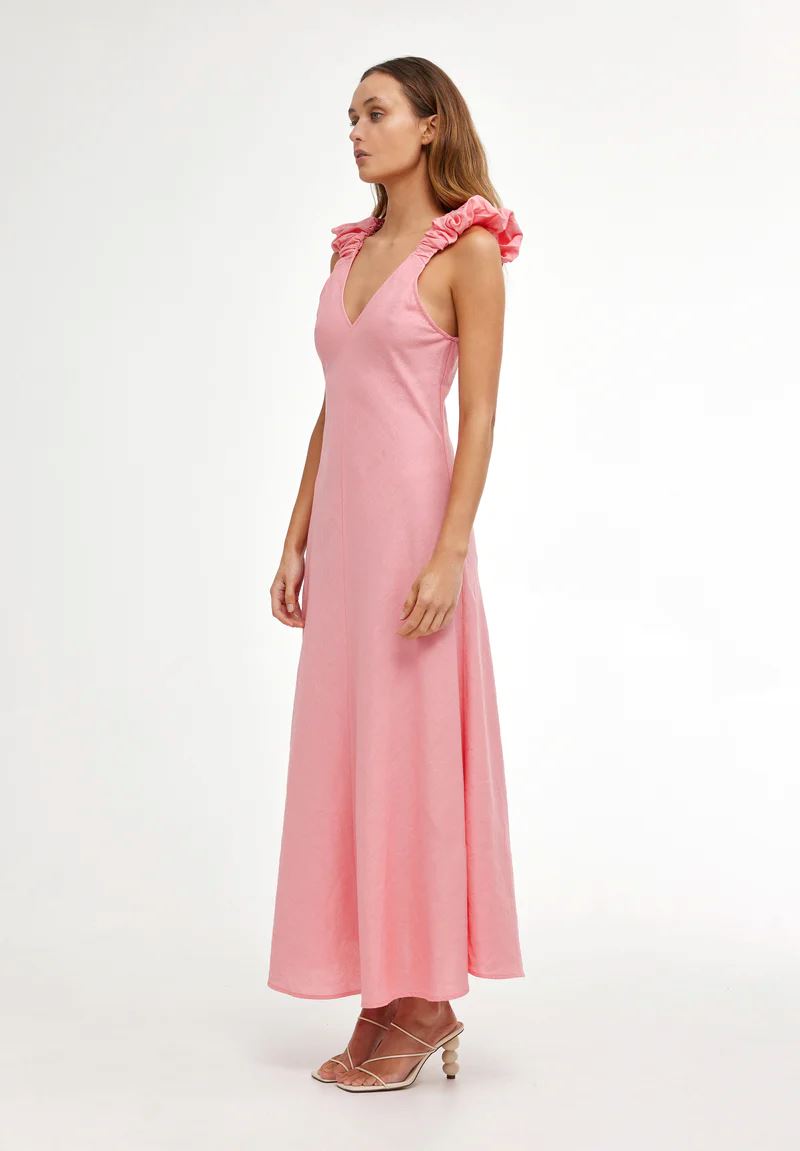 Kinney Paloma Dress - Coral Pink Kinney