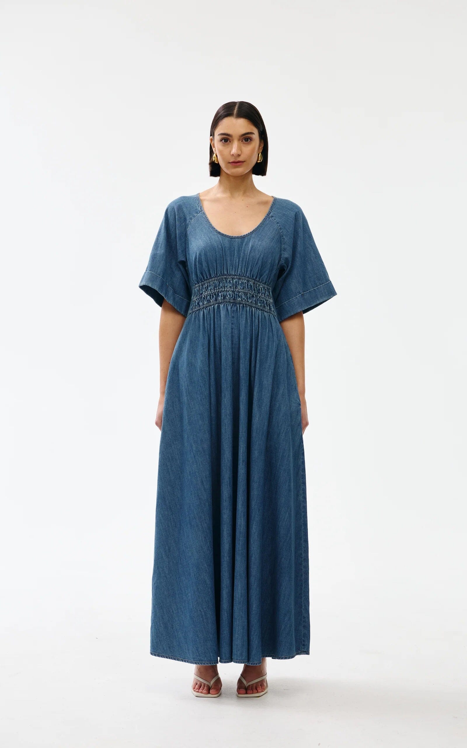 Kinney Poet Dress - Denim Kinney