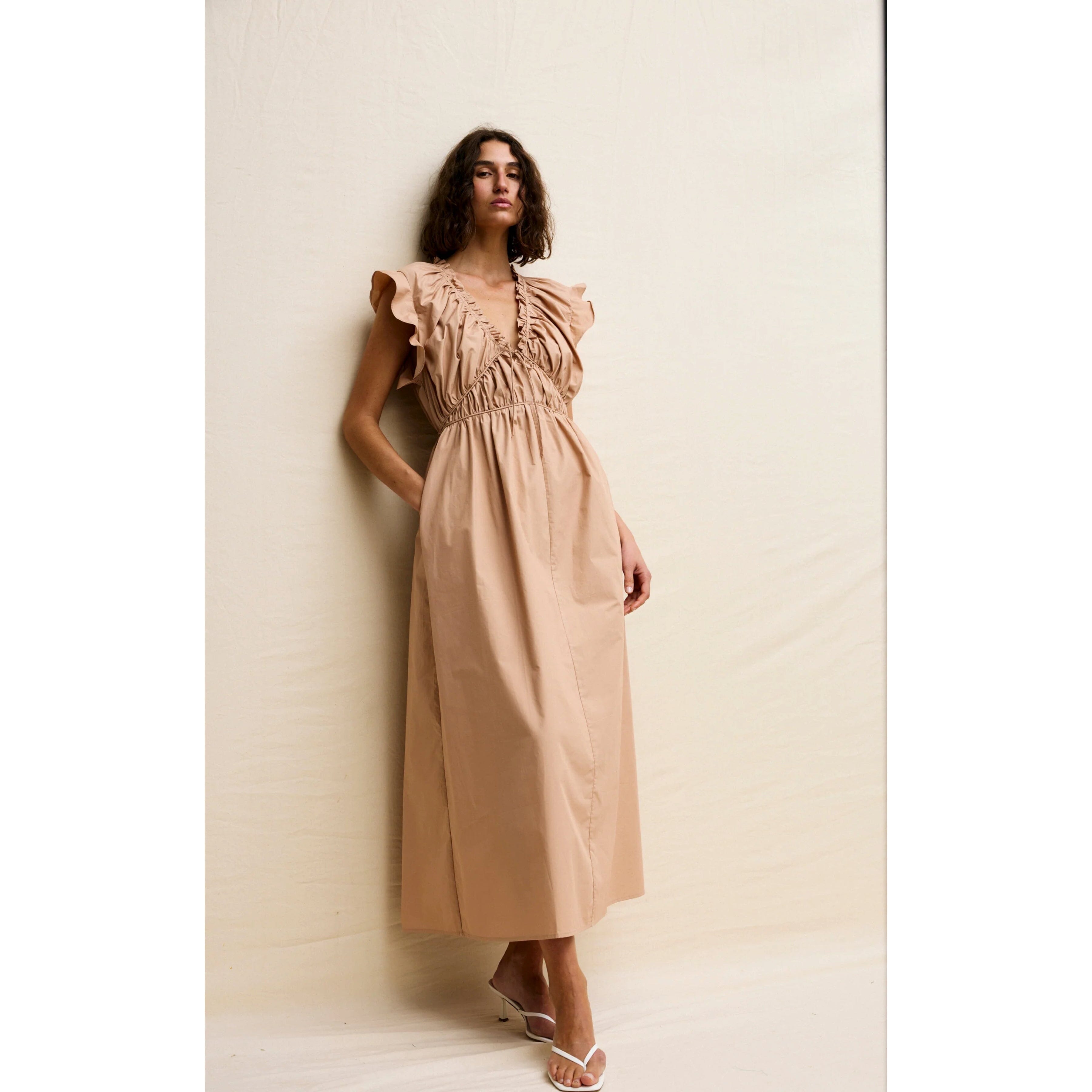 Kinney Thea Dress - Taupe Kinney